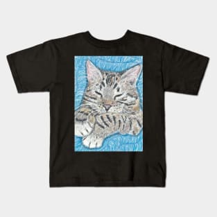Tabby cat Kids T-Shirt